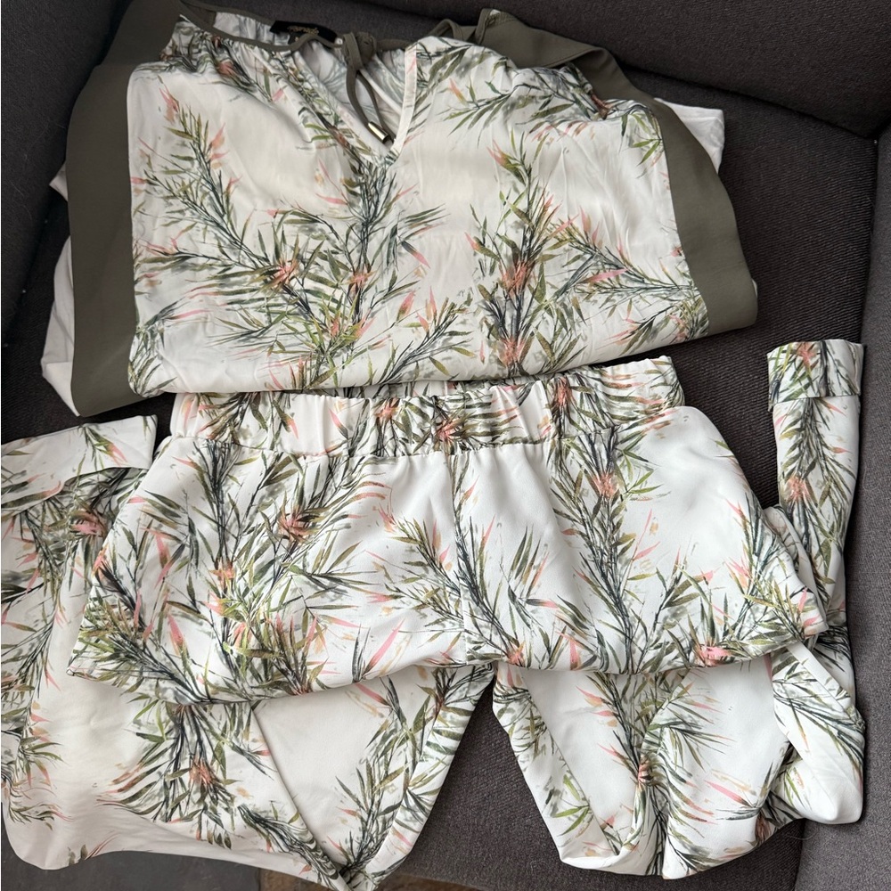 Floral Print Two-Piece Set